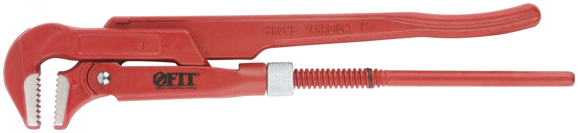 Ключ трубный газовый Профи 90 гр (тип L), CrV сталь 1'' (300 мм) 70401 FIT - превью