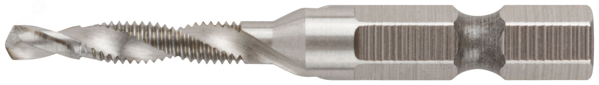 Сверло-Метчик комбинированное метрическое, быстрорежущая (HSS) сталь Р6М5, М4х0.7 мм, 16/54 мм 70901 FIT - превью