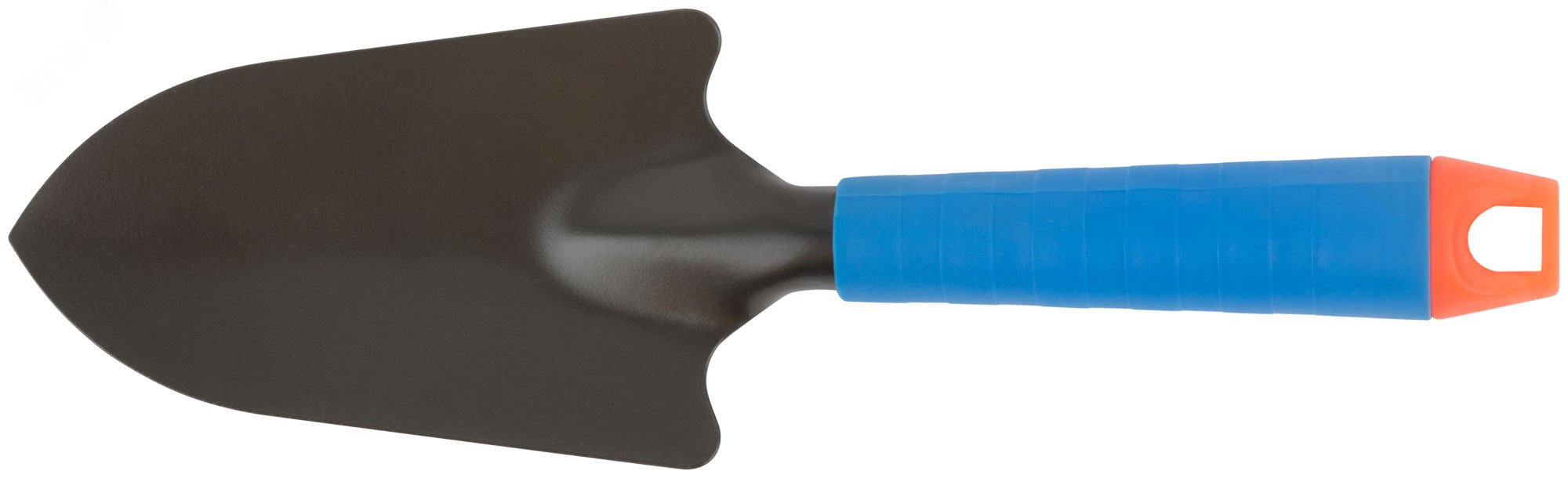 Совок посадочный широкий, синяя пластиковая ручка 280 мм 77064 FIT - превью