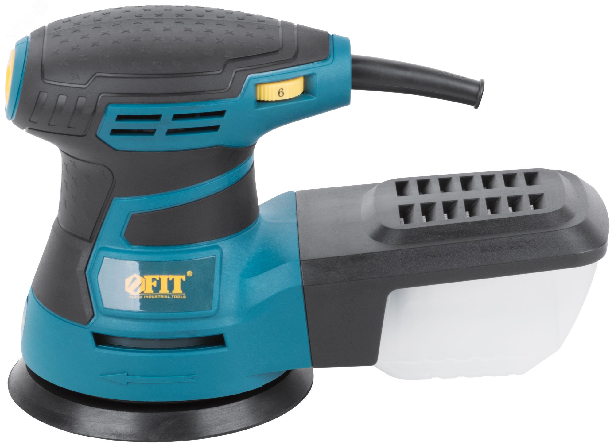 Изображение товара Эксцентриковая шлифмашина FIT IT 350 Вт 125 мм орбитальная с липучкой