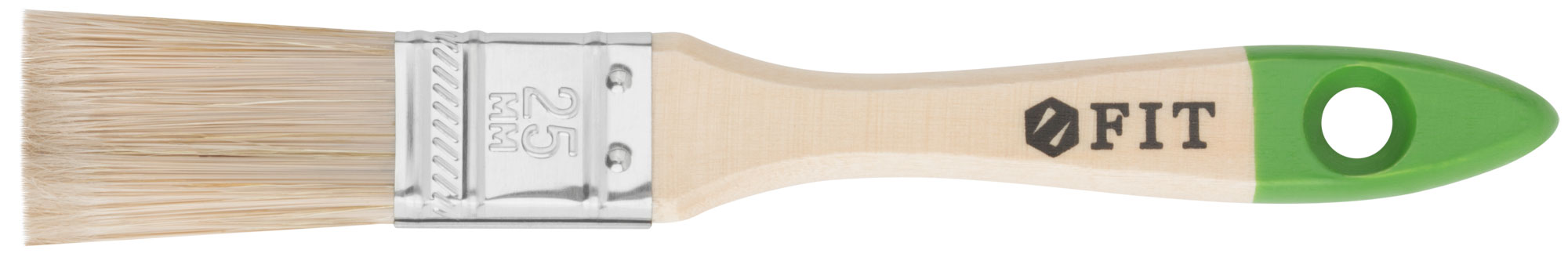 Кисть флейцевая ''Микс'', смешанная натуральная и искусственная щетина, деревянная ручка 1'' (25 мм)