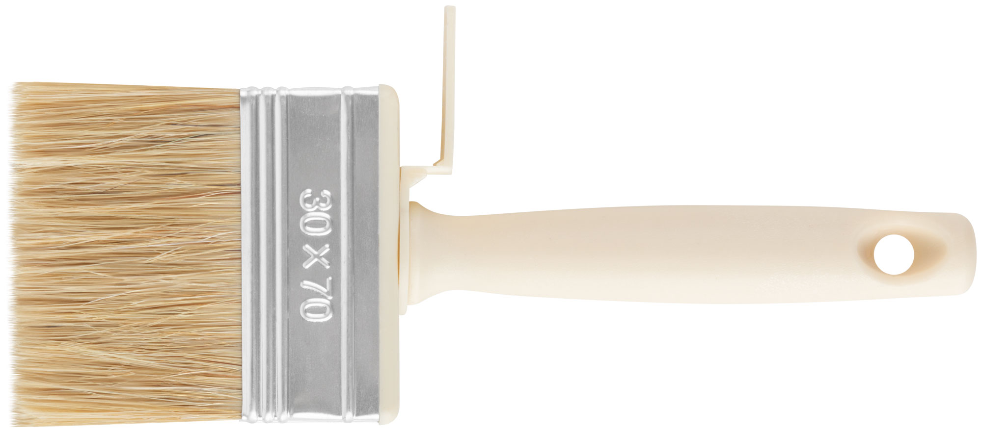 Макловица, натур. светлая щетина, пластиковый корпус ''мини'' 30x70 мм