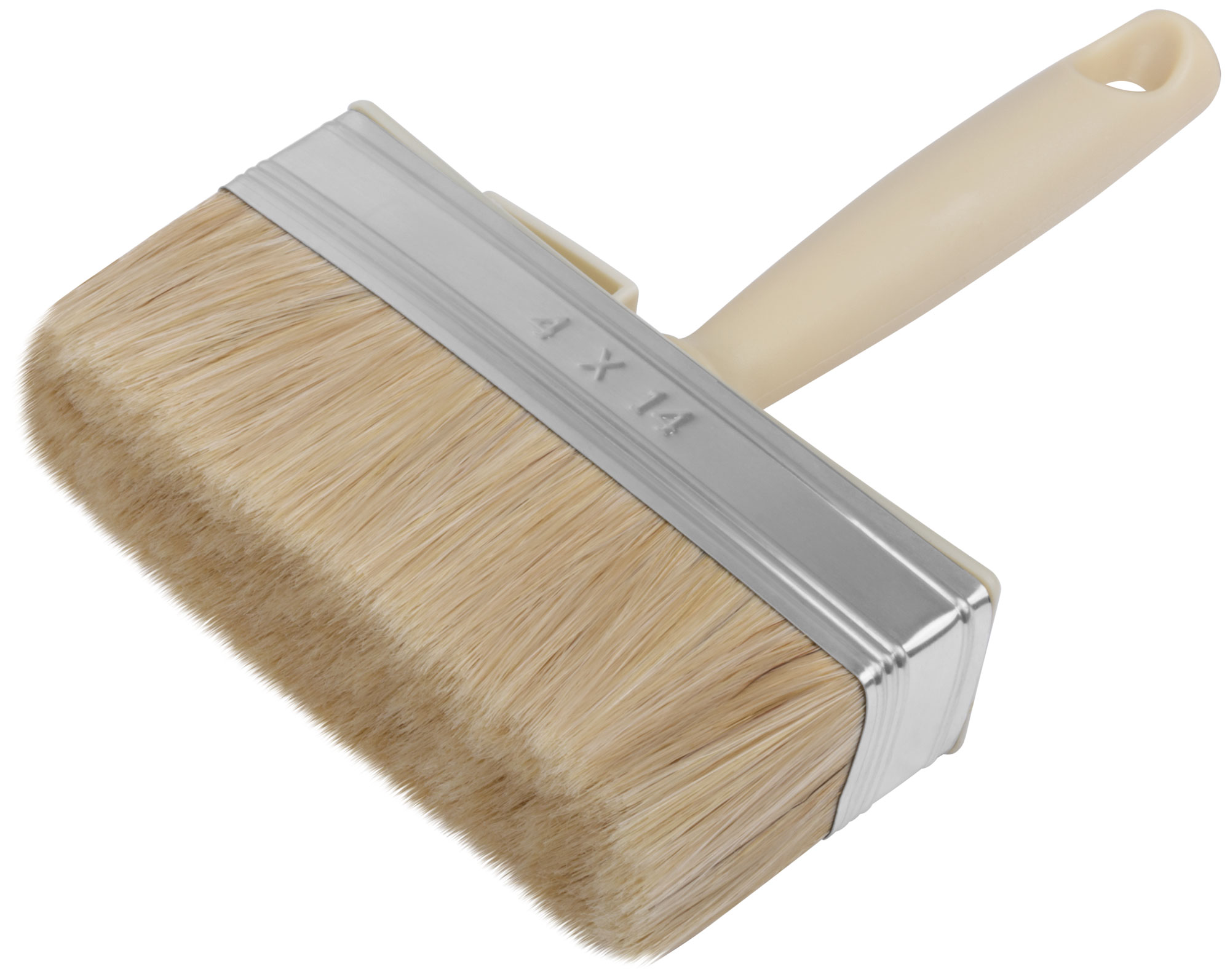 Макловица, натур. светлая щетина, пластиковый корпус ''мини'' 40x140 мм