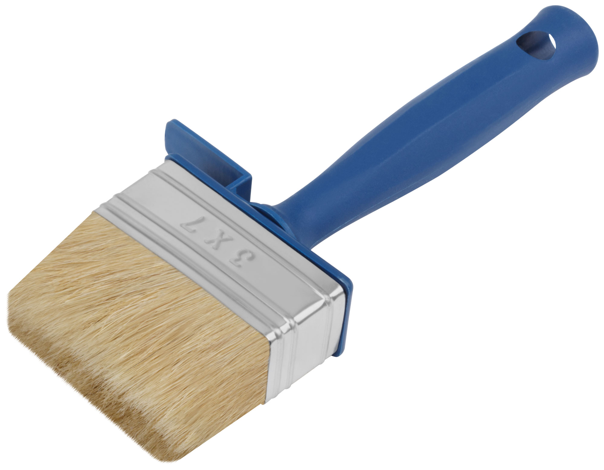 Макловица, натур.светлая щетина, пластиковый корпус, полая ручка, ''мини'' 30x70 мм