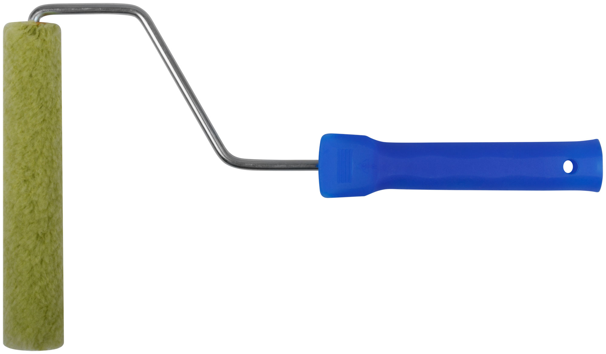 Валик полиакриловый ''мини'' зеленый, диаметр 15/35 мм, ворс 10 мм, длина ручки 400 мм, 150 мм