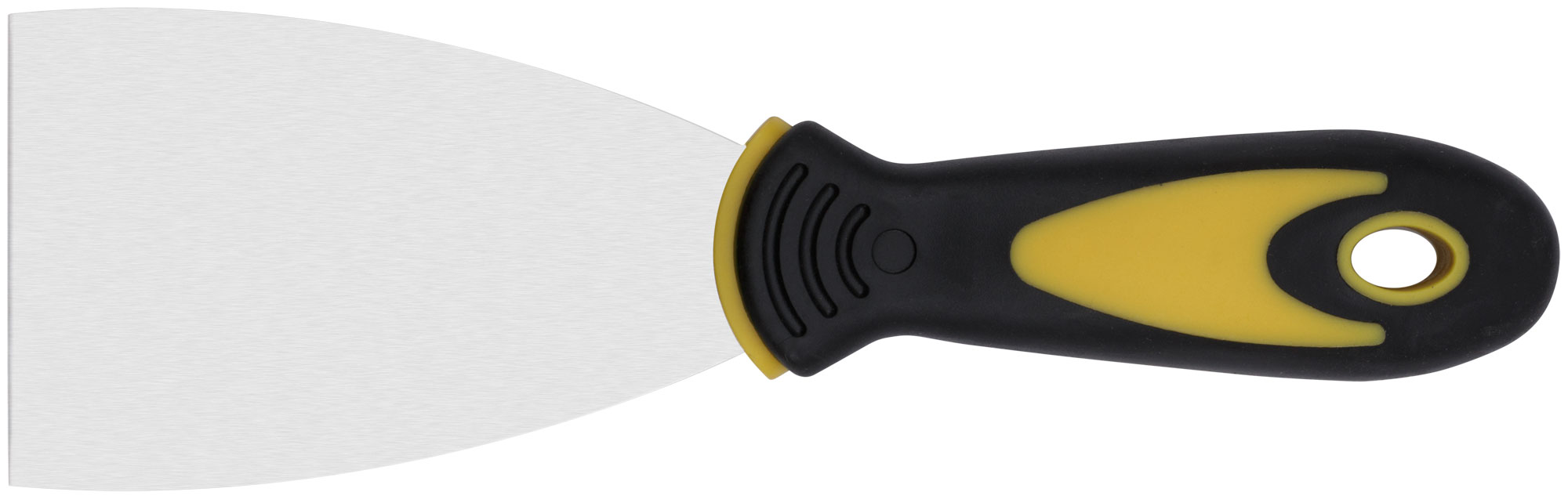 Шпатель, нерж.сталь, прорезиненная ручка 2.5'' (63 мм)