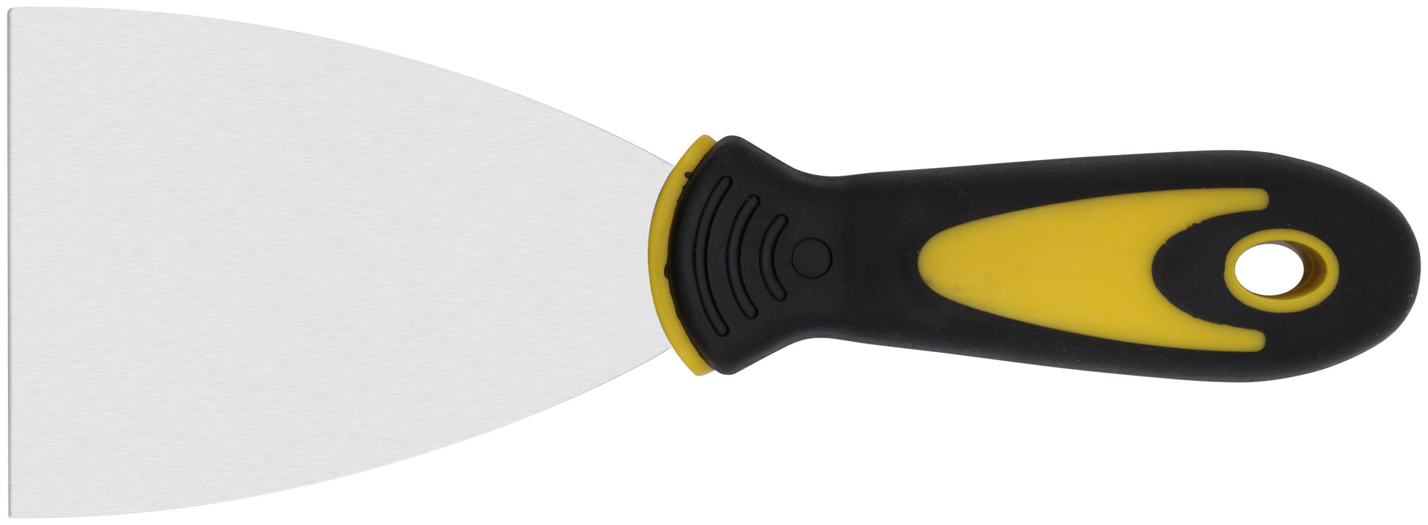 Шпатель, нерж.сталь, прорезиненная ручка 3'' (75 мм)