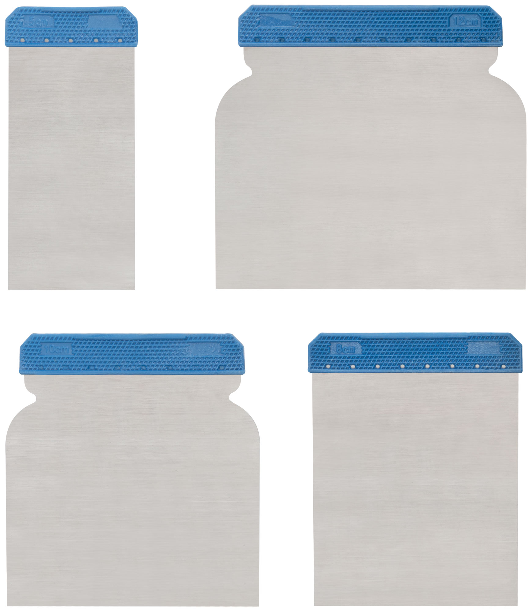 Шпатели металлические набор 4 шт(''Япончик'') 50/80/100/120 мм