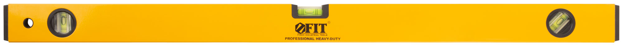 Уровень ''Магнит'', 2 глазка + 1 поворотный, желтый усиленный корпус, магниты, шкала, Профи 800 мм