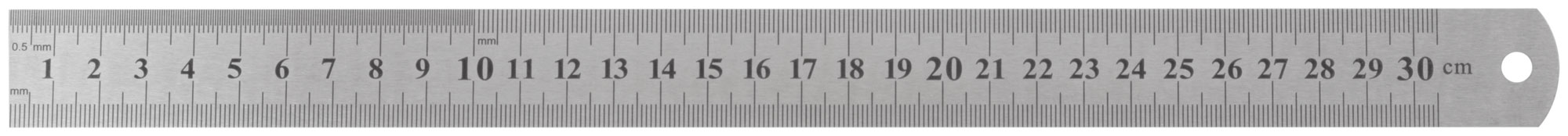 Линейка нержавеющая 300х28 мм