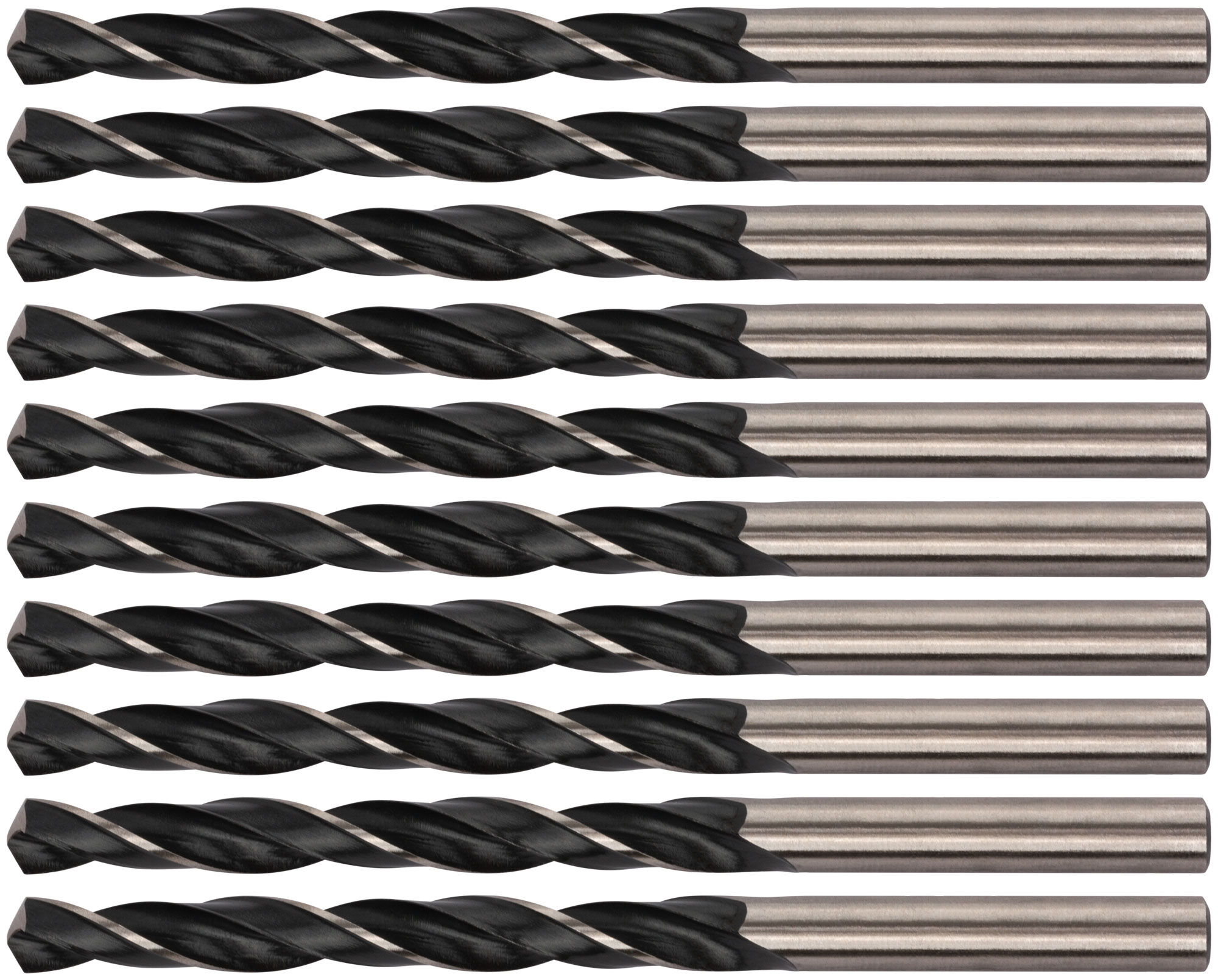 Сверла по металлу HSS черненые 7.0x109 мм (10 шт)
