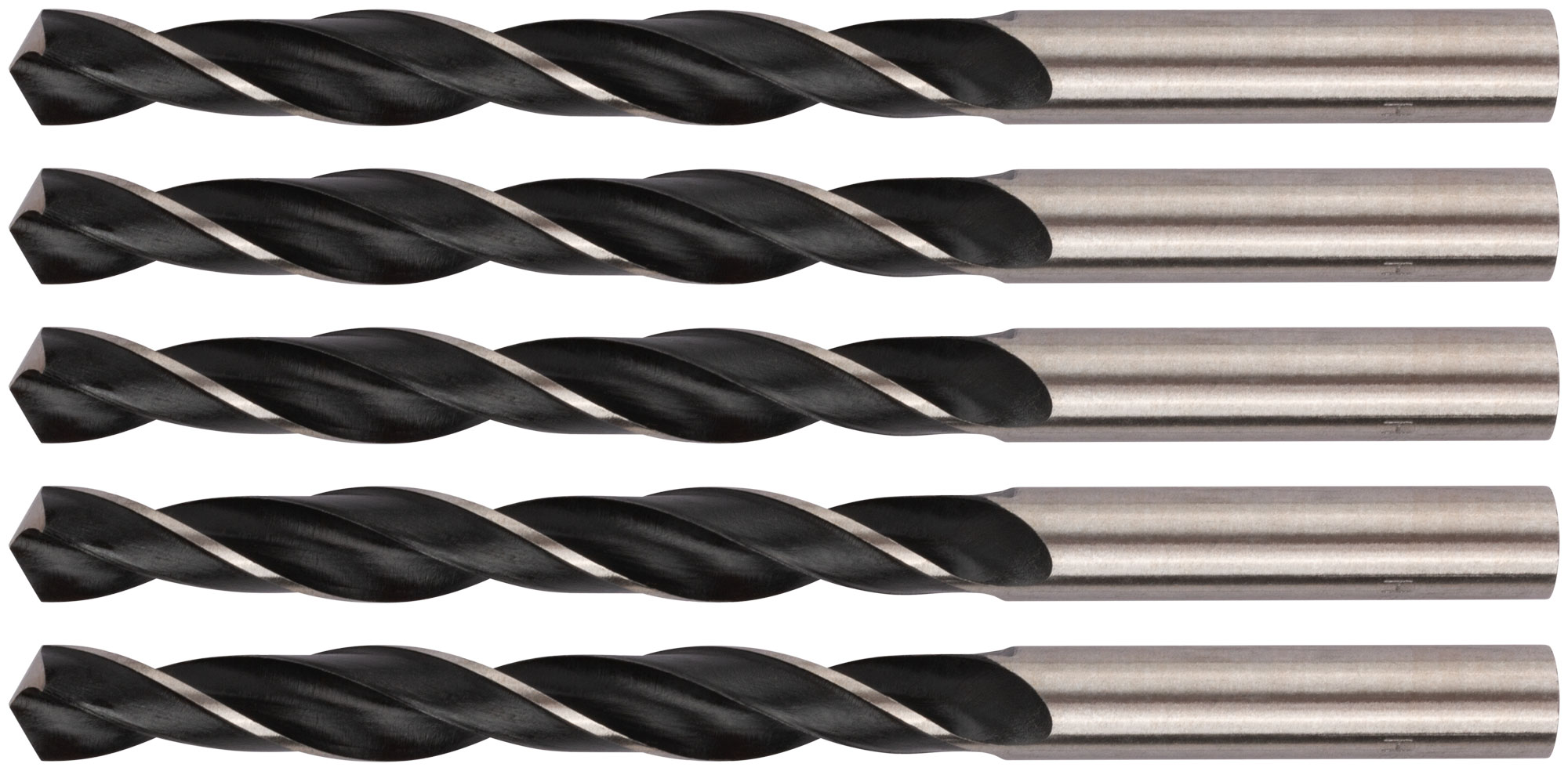 Сверла по металлу HSS черненые 10,0x133 мм (5 шт)