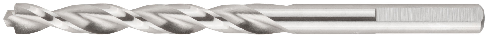 Сверло по металлу HSS полированное, центровочный наконечник, Р6М5, блистер 6,0х93 мм