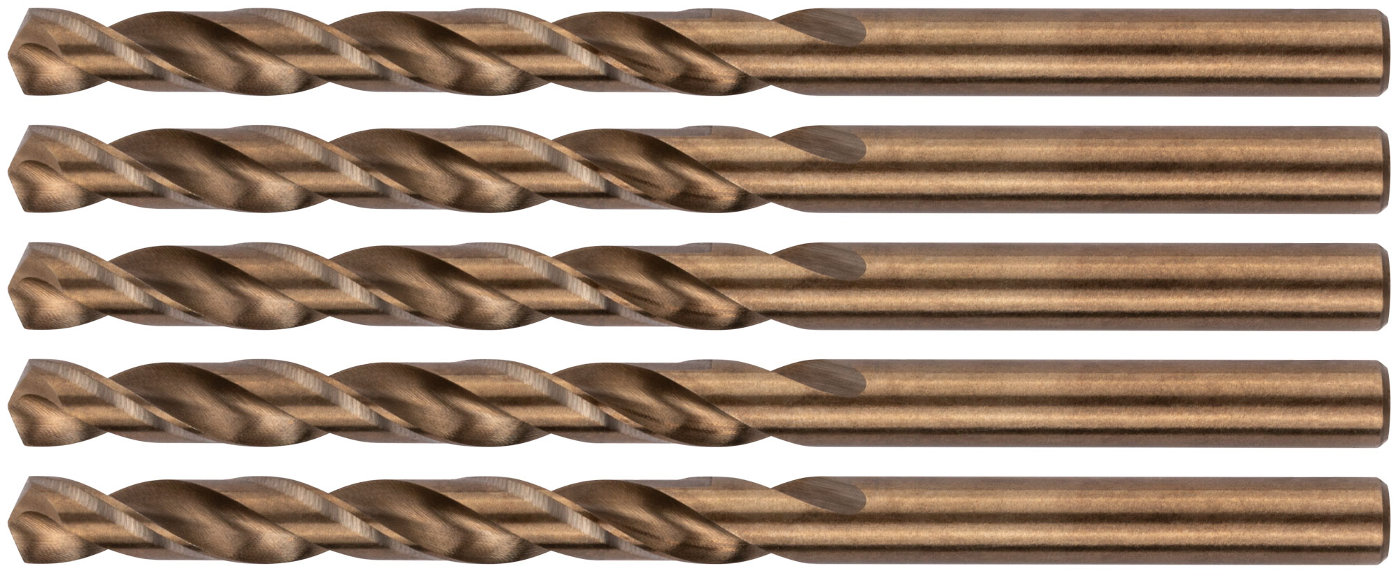 Сверла по металлу HSS с добавкой кобальта 5% Профи 7.0 мм (5 шт)