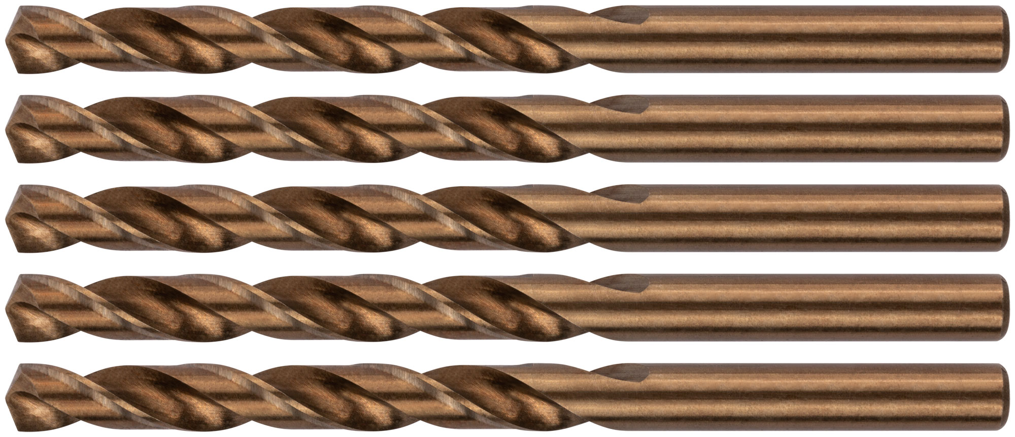 Сверла по металлу HSS с добавкой кобальта 5% Профи 8.0 мм (5 шт)