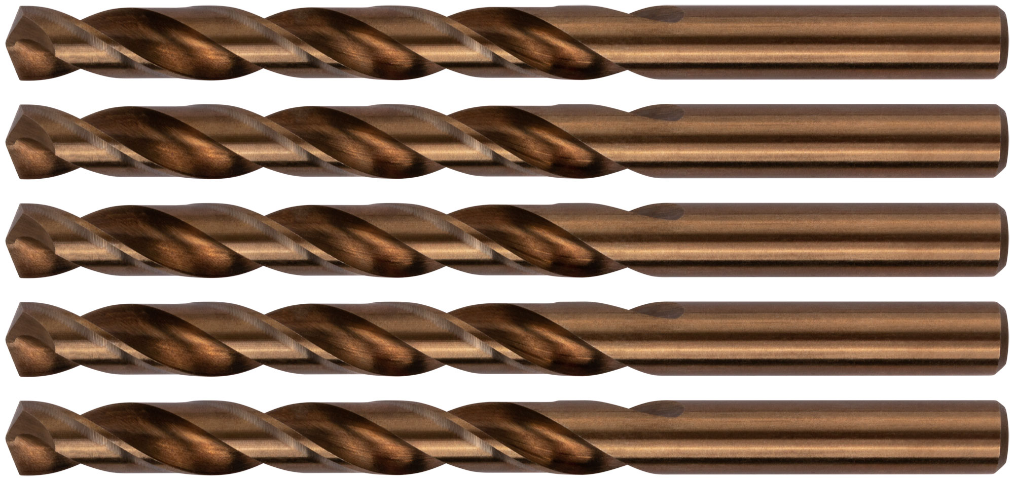 Сверла по металлу HSS с добавкой кобальта 5% Профи 10,0 мм (5 шт)