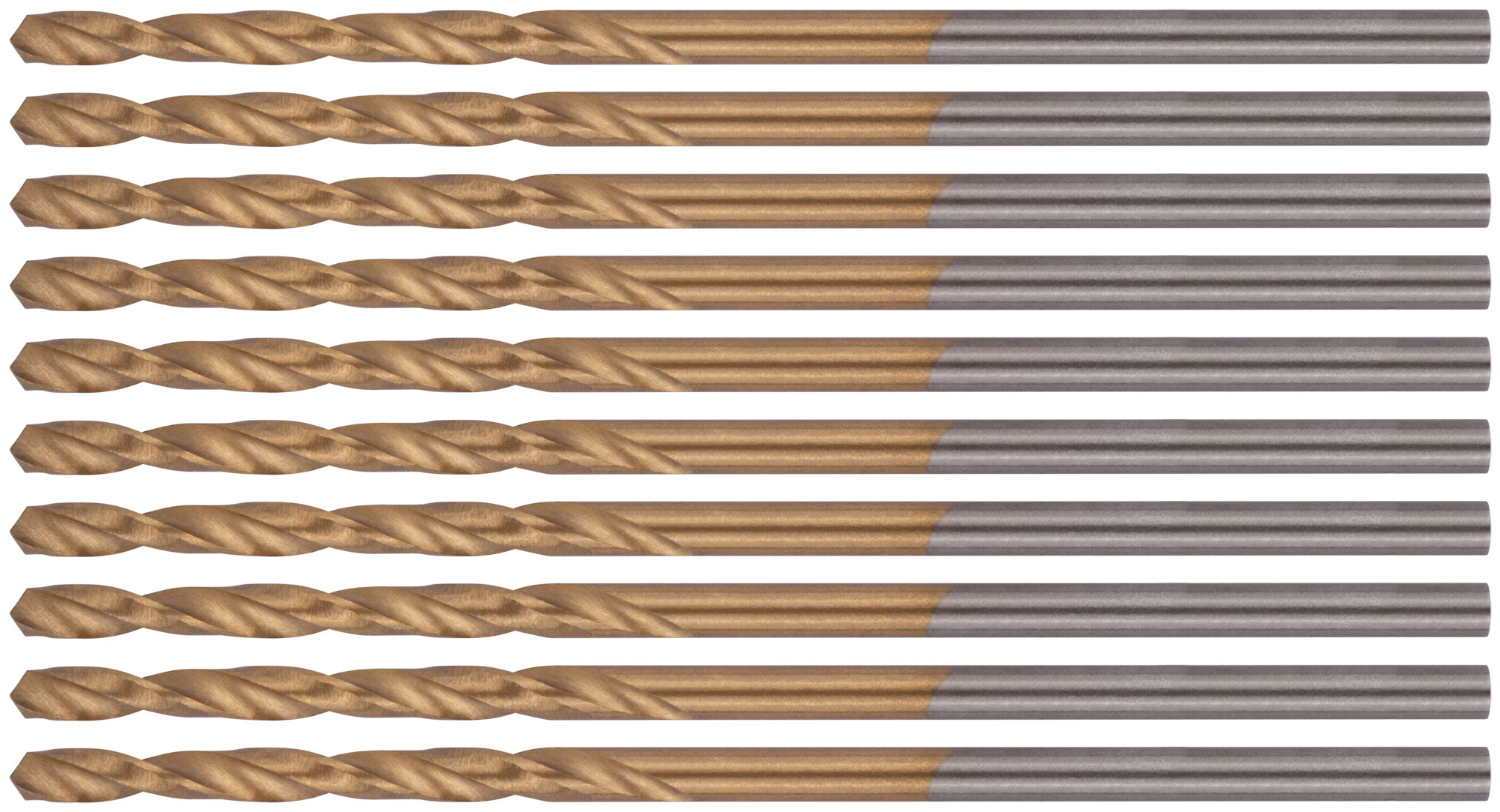 Сверла HSS по металлу, титановое покрытие 1.5 мм (10 шт)