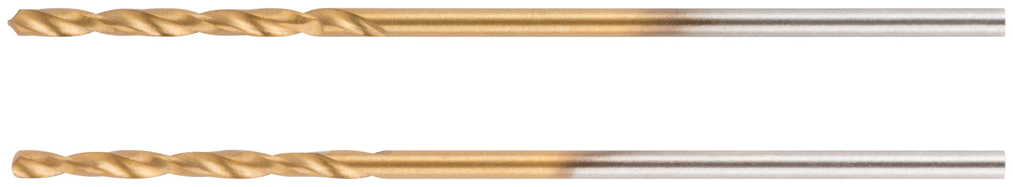 Сверла HSS по металлу, титановое покрытие, в блистере 1.0 мм (2 шт)
