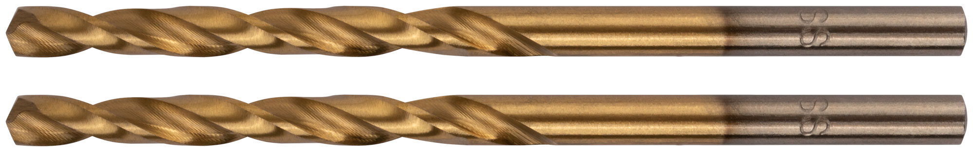 Сверла HSS по металлу, титановое покрытие, в блистере 4.0 мм (2 шт)