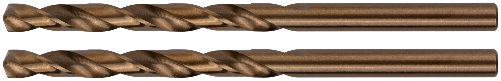 Сверла по металлу HSS с добавкой кобальта 5% Профи в блистере 5.0 мм (2 шт)