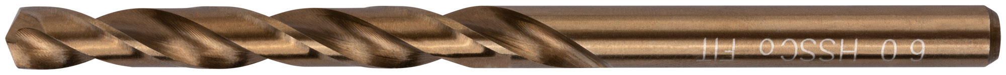 Cверло HSS по металлу Профи, с добавкой кобальта 5%, в блистере 6.0x93 мм