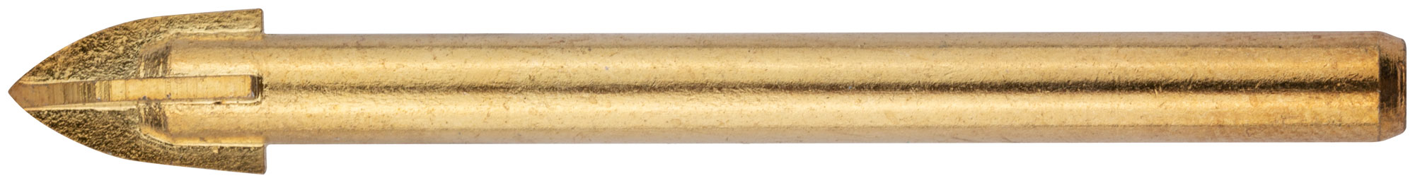 Сверло по кафелю и стеклу, 4 режущие кромки, титановое покрытие 8х75 мм