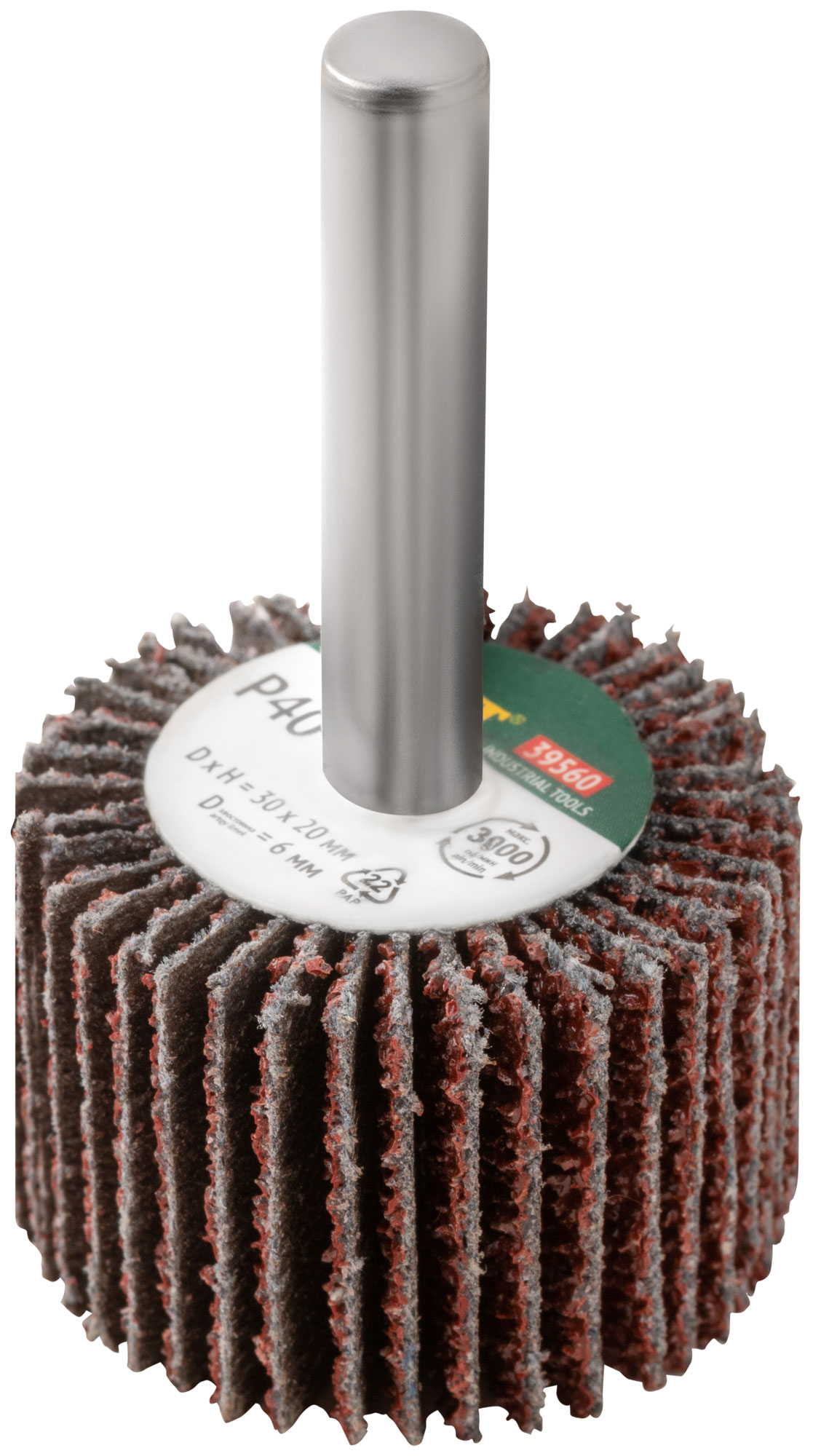 Диск лепестковый для дрели радиальный 30х20х6 мм Р 40