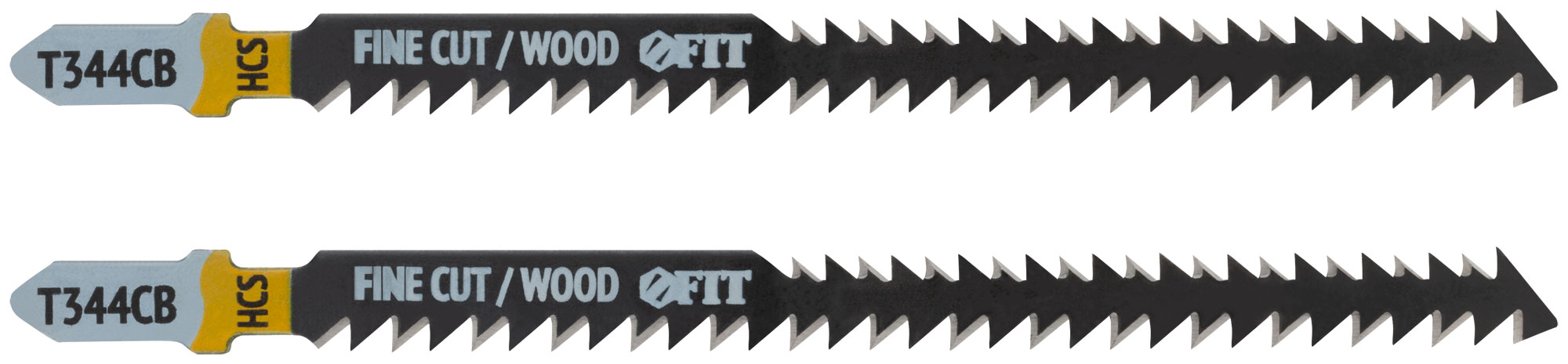 Полотна по дереву двусторонние, HCS, шлифованные под свободным углом зубья, 116/90 мм, T344CB, 2 шт.