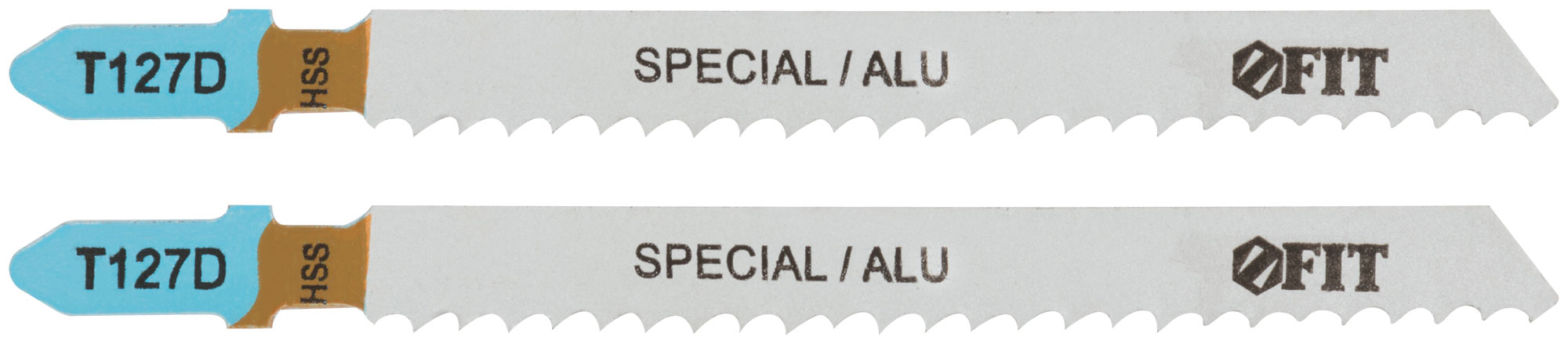 Полотна по металлу, полимерным и эпоксидным материалам, HSS, фрезерованн. зубья, 100/74/3 мм (T127D), 2 шт