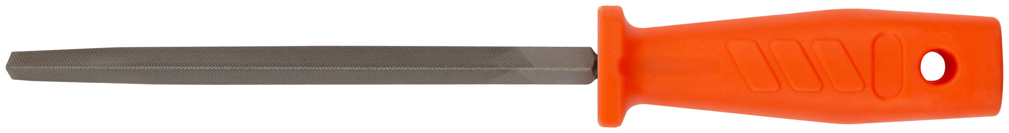 Напильник, пластиковая ручка, трехгранный 150 мм