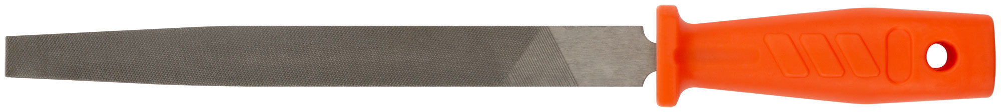 Напильник, пластиковая ручка, плоский 200 мм