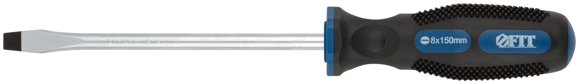 Отвертка ''Универсал'', CrV сталь, прорезиненная ручка, Профи 8х150 мм SL