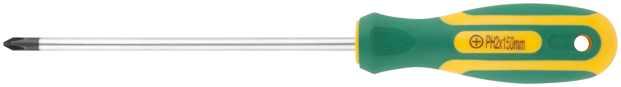 Отвертка ''Контур'', CrV сталь, прорезиненная ручка 6х150 мм РН2