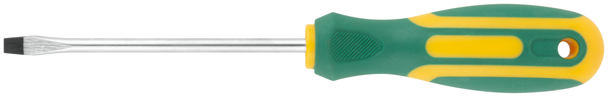 Отвертка ''Контур'', CrV сталь, прорезиненная ручка 5х100 мм SL