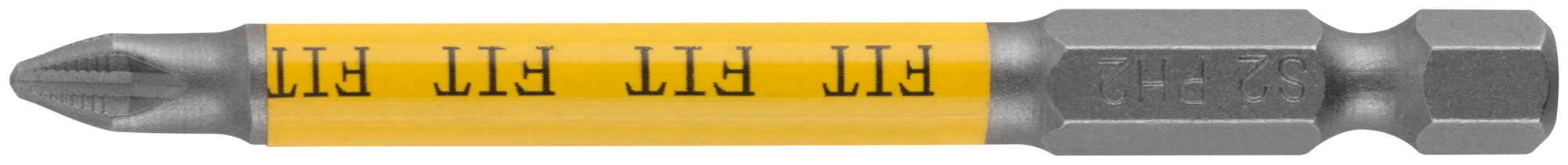 Биты кованые сталь S2 односторонние 75 мм PH2 Профи 2 шт блистер