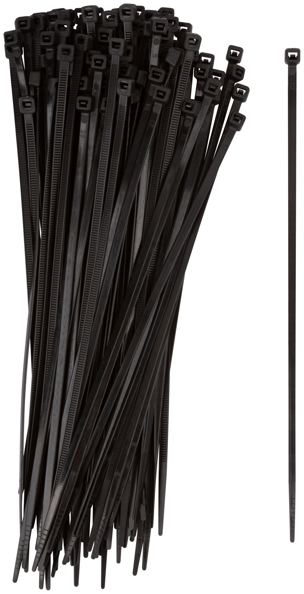 Хомуты нейлоновые 200х3.6мм черные для проводов (100шт)