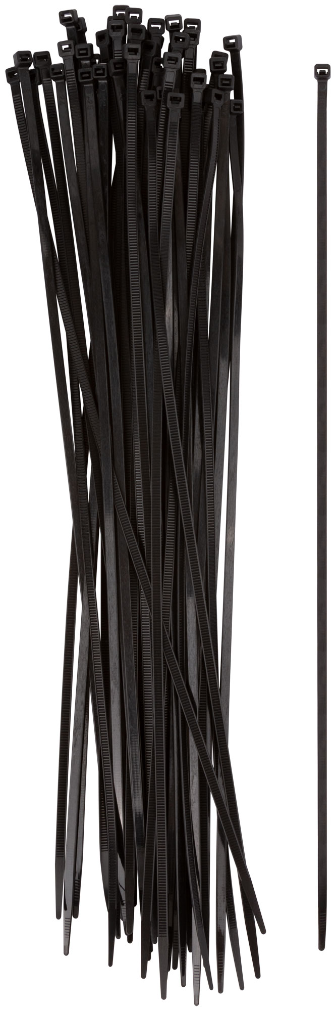 Хомуты нейлоновые, черные для проводов 50шт., 400х4,