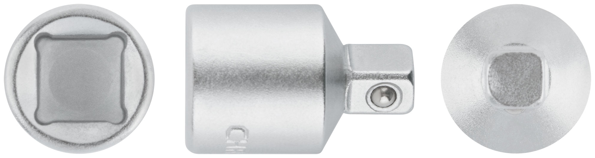 Переходник для воротка CrV Профи 1/4'' (П) - 3/8'' (М)