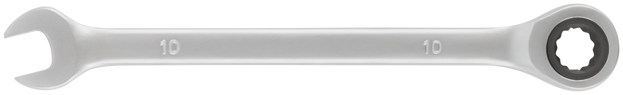 Ключ комбинированный трещоточный, CrV реверсивный механизм 10 мм
