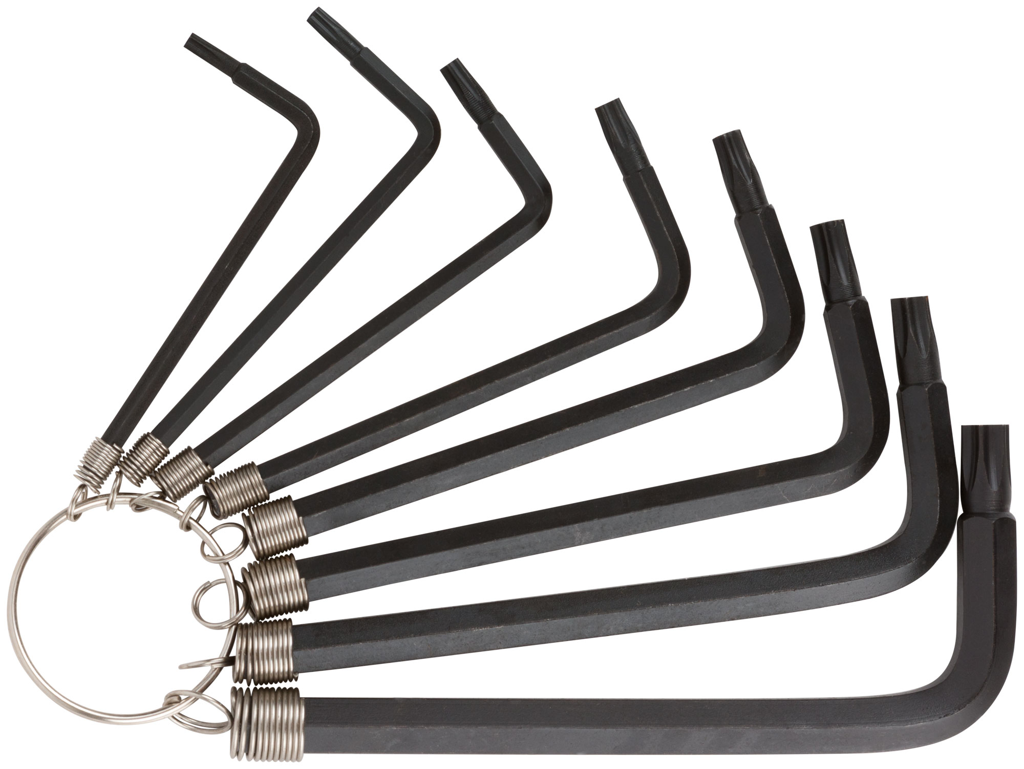 Ключи ''звездочки'' 8 шт CrV Т9-Т40 на кольце