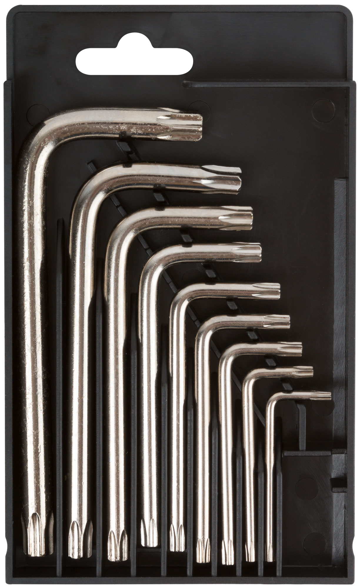 Ключи ''звездочки'' 9 шт CrV Т10-Т50 (в коробочке) Профи