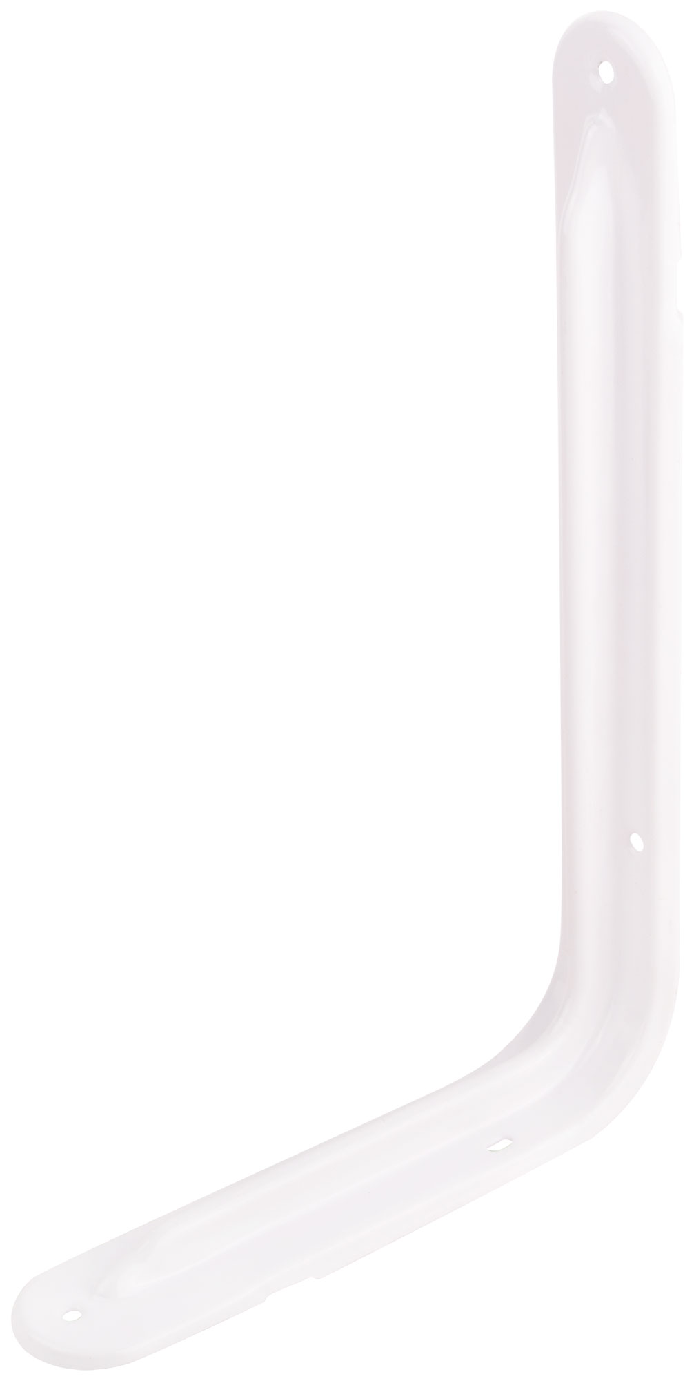 Уголок-кронштейн усиленный белый 230x350 мм (1,0 мм)