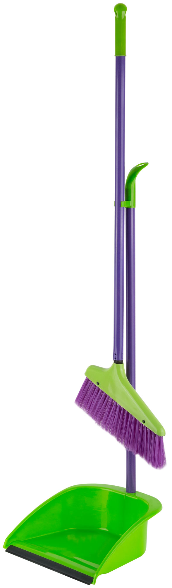Набор для уборки ''Грейс'' (совок + щетка пластиковые на длинных ручках) 240х250х810 мм (Dobb & Mopp)