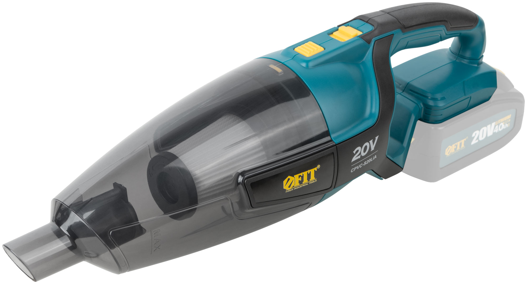 Пылесос акк, Бесщеточная, 20 В, 8 кПа, 600 млл, коробка