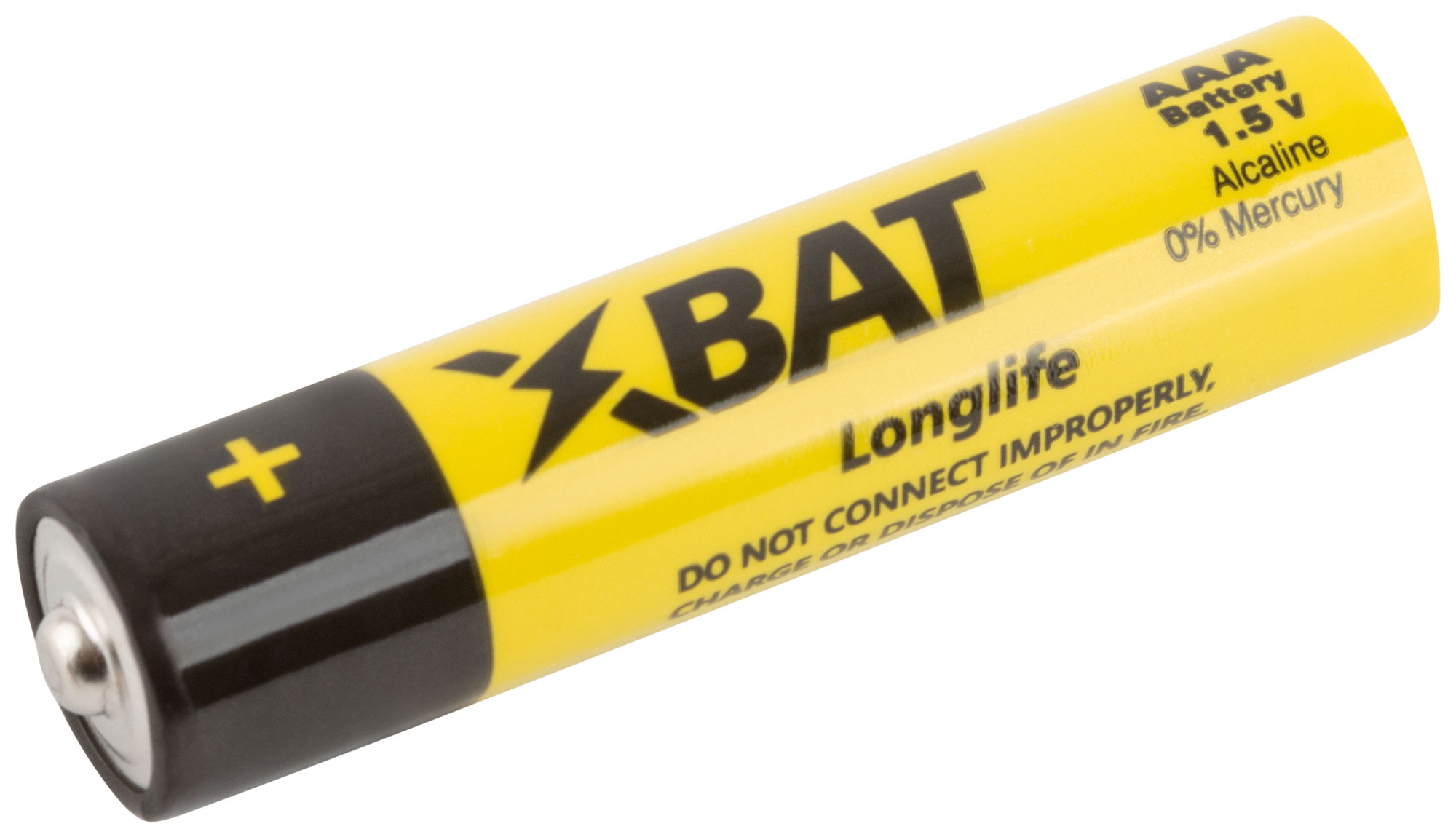 Элемент питания щелочной, 1.5 V, тип АAА, 4 шт