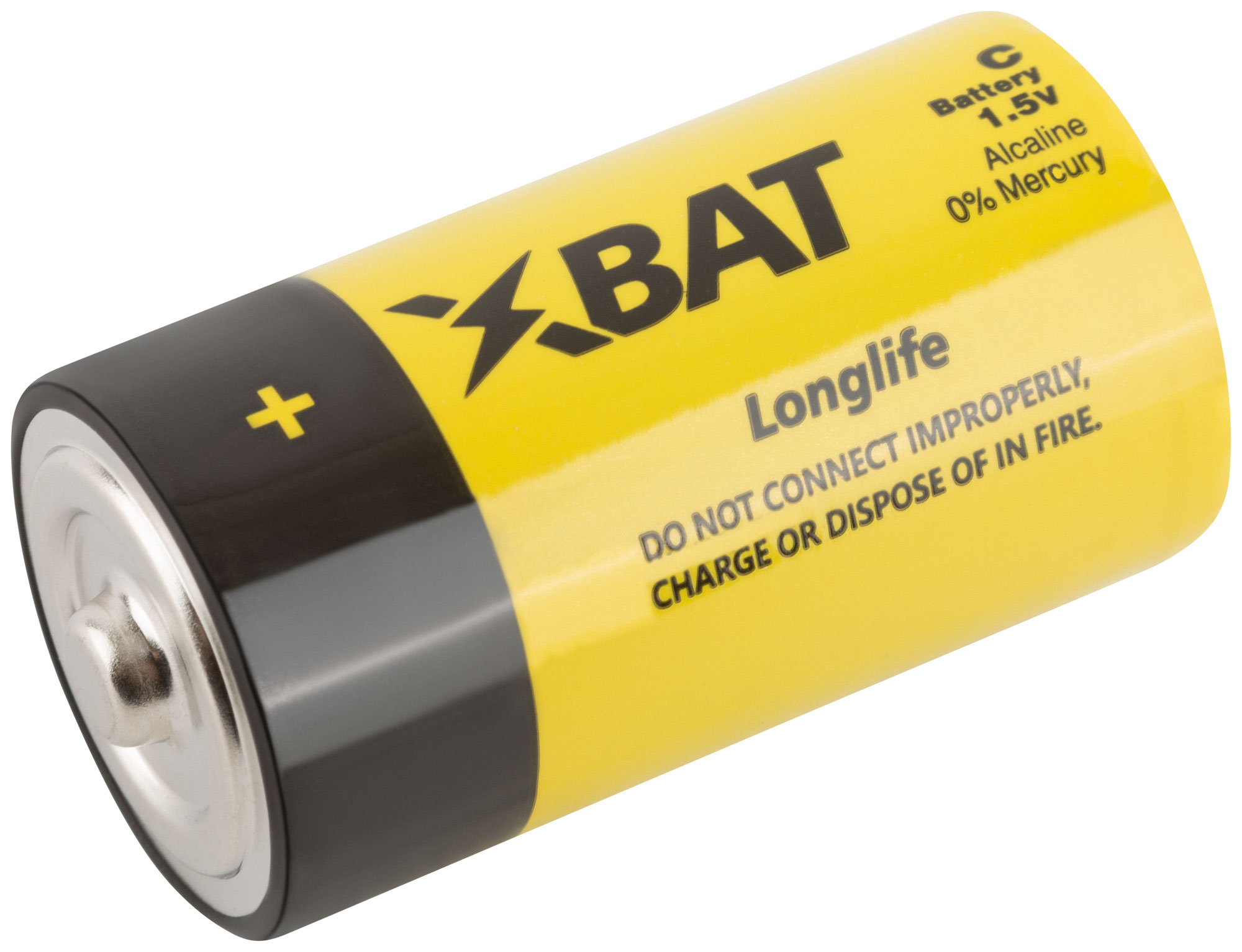 Элемент питания щелочной, 1.5 V, тип C, 2 шт