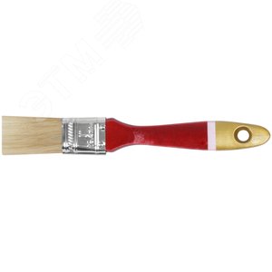 Кисть флейцевая ''Классик'', натуральная светлая щетина, деревянная ручка 1'' (25 мм) - фото 1