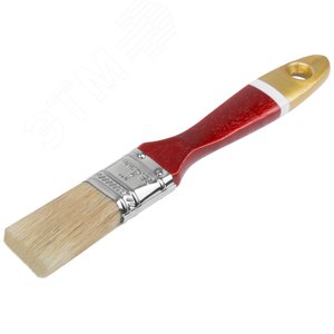 Кисть флейцевая ''Классик'', натуральная светлая щетина, деревянная ручка 1'' (25 мм) - фото 2