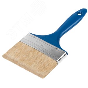 Кисть флейцевая ''Модерн'', натур.светлая щетина, пластиковая ручка 4'' (100 мм) - фото 2