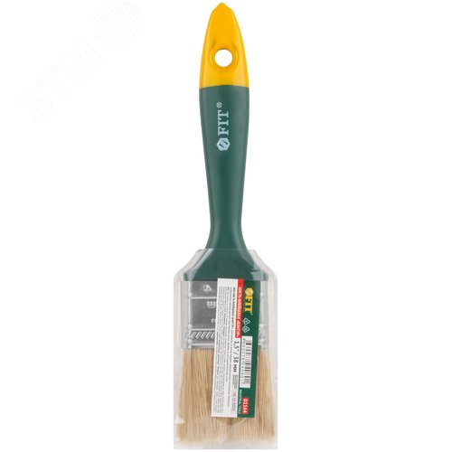 Кисть флейцевая Контур, натур.светлая щетина,     пластиковая ручка 1,5 (38 мм) - фото 3